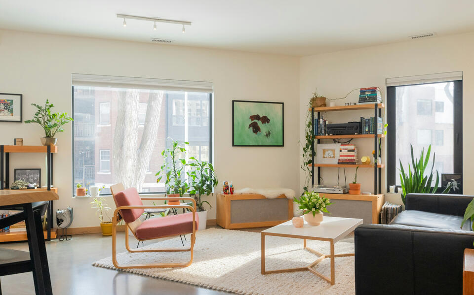 Bedroom at Taproot House 3, women's sober living residence