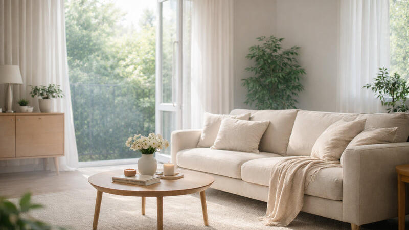 Sober living home interior in Sacramento, CA